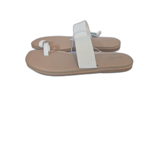 Women's Universal Thread Juno Sandals White Size 8 - Picture 2 of 6